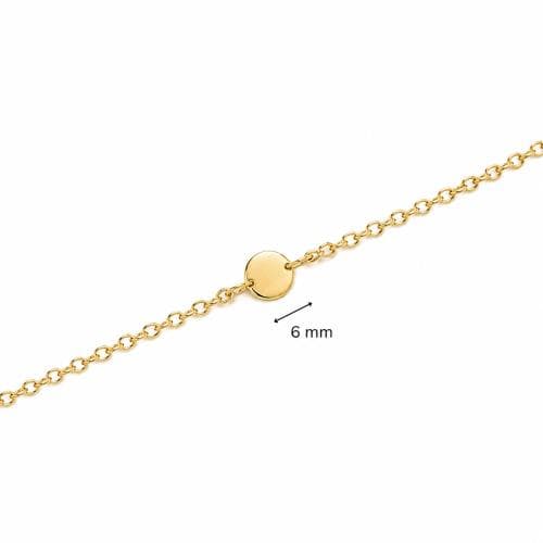 Armband met persoonlijke gravure — Rond (6 mm) (Forca-schakel)