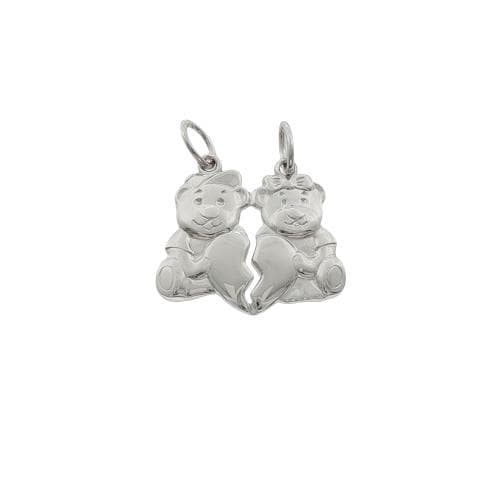 Hanger Breekhangertje " Beertjes met hartje" (21 x 16 mm)