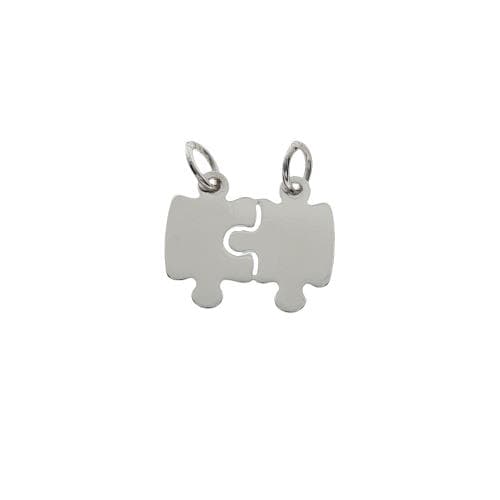 Hanger Breekhangertje "Puzzelstukjes (smal)" (18 x 15 mm)