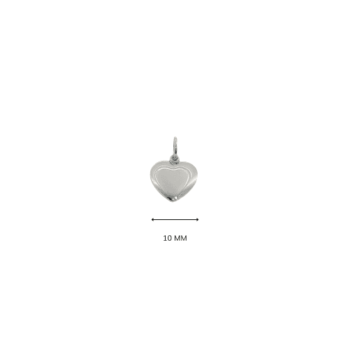 Hanger met persoonlijke gravure — Hartje (10 mm)