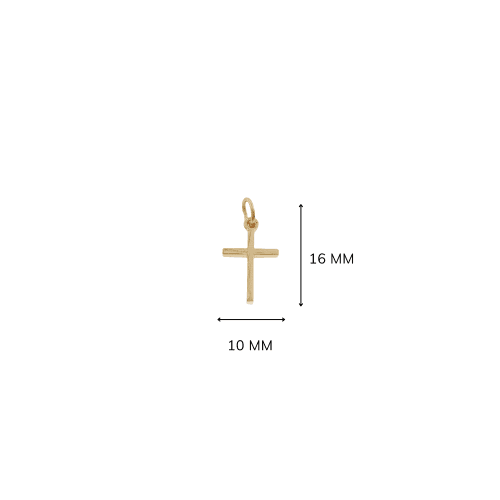 Hanger met persoonlijke gravure — Kruis (10 mm)