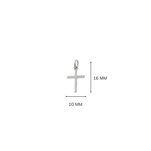 Hanger met persoonlijke gravure — Kruis (10 mm)