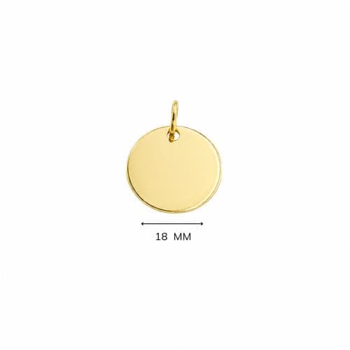 Hanger met persoonlijke gravure — Rond (18 mm)