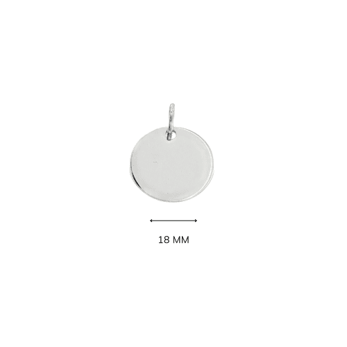 Hanger met persoonlijke gravure — Rond (18 mm)