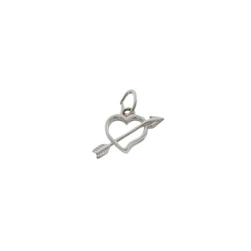 Hanger Hartje met pijl (15 x 12 mm)