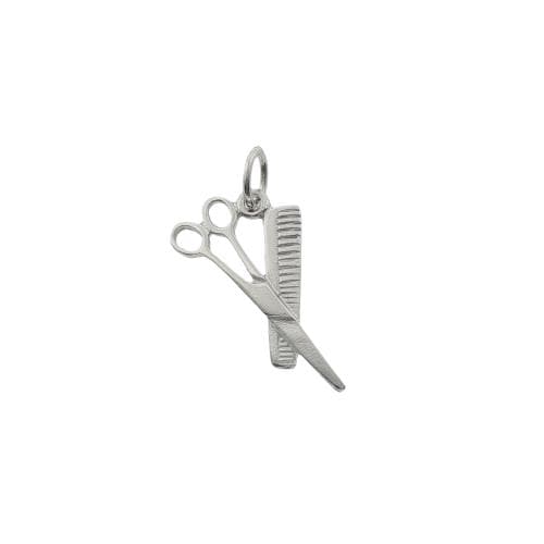 Hanger Kapperschaar + kam (kapper) (14 x 25 mm)