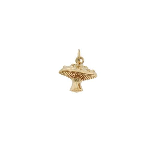 Hanger Paddenstoel met stippen (15 x 10 mm)