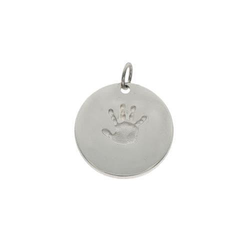 Hanger Rond plaatje met handje (21 mm)