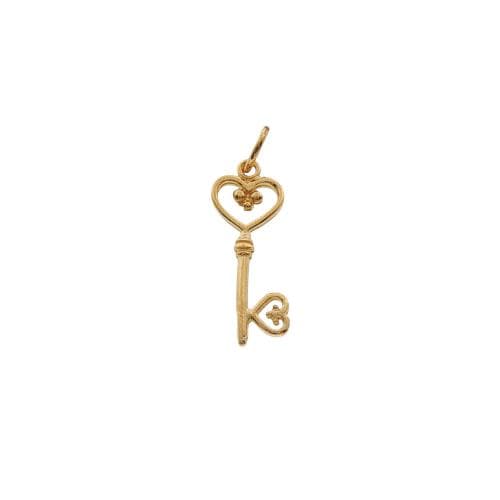 Hanger Sleutel + hartje (9 x 20 mm)