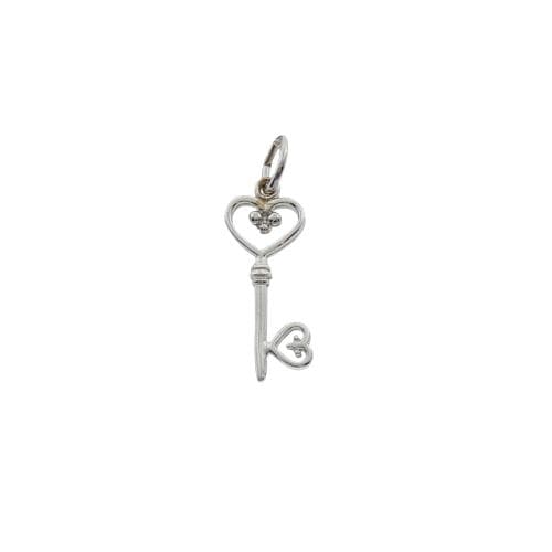 Hanger Sleutel + hartje (9 x 20 mm)